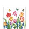  Servietten Tulips&Muscari 25x25, 20 Stück