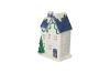 Gift Company Mignon LED Haus, blau/weiß