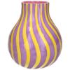 Gift Company Vase Artisan, 19,6cm, lila/gelb